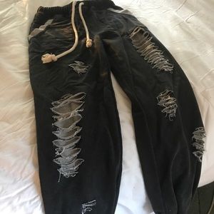 Boutique Ripped Joggers
